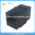 Blanco Color Cat6 En Línea Conector 8p8c RJ45 Conector